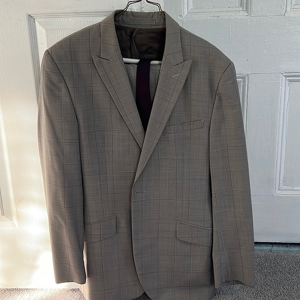 Men's REISS 44R suit Grey and purple